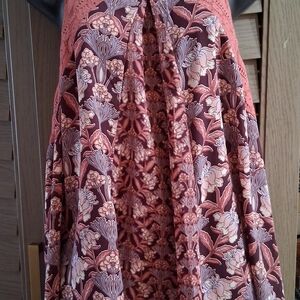 Xhilaration Tank Top - Pink and Maroon Floral